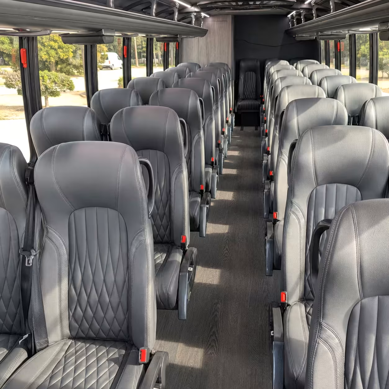 25 passenger minibus inside