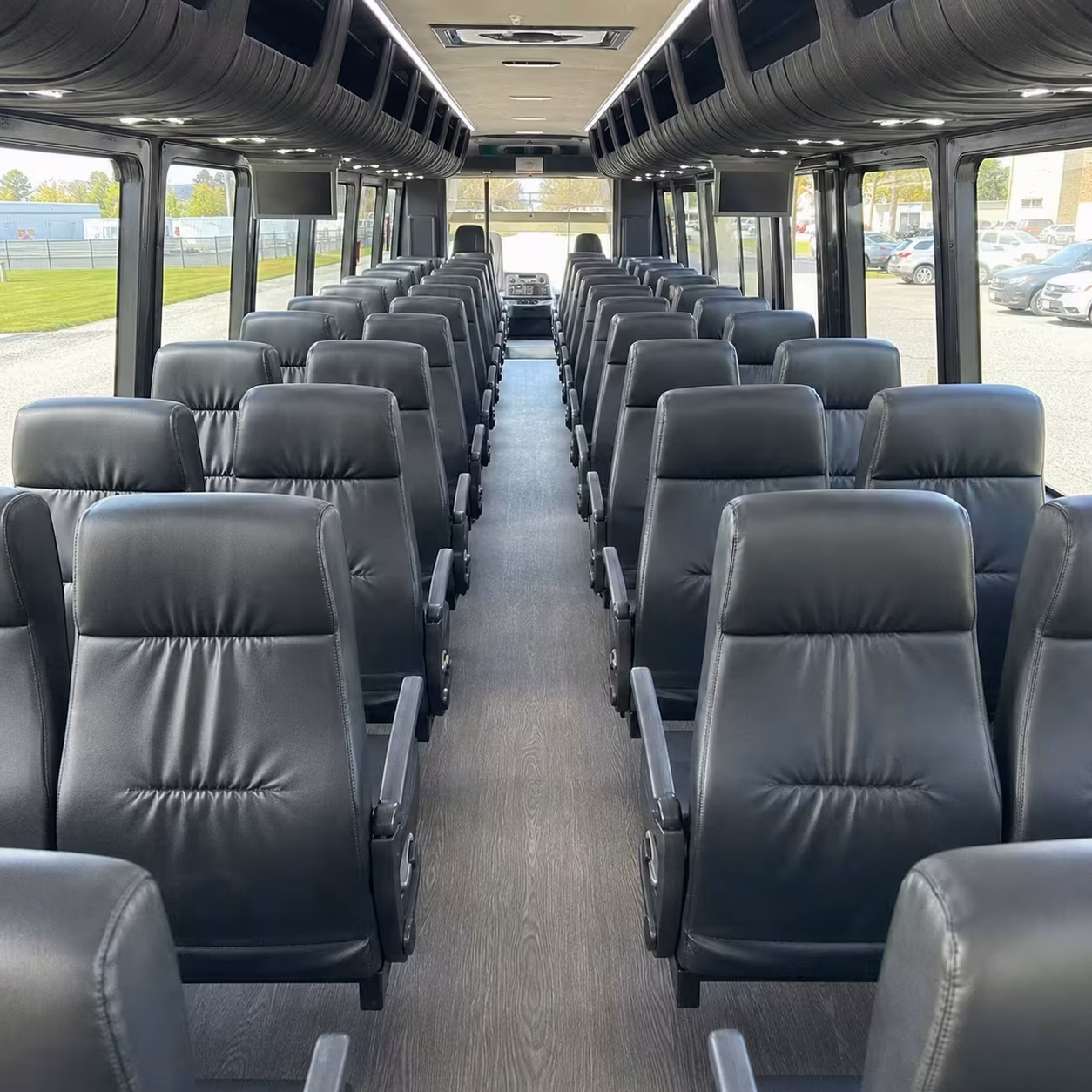 25 passenger minibus interior
