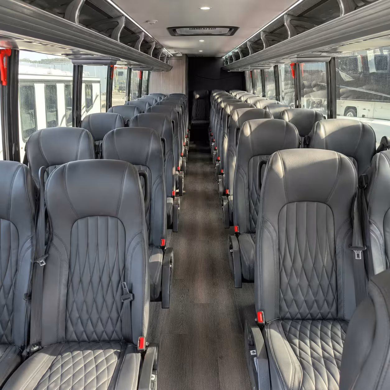 28 passenger minibus interior