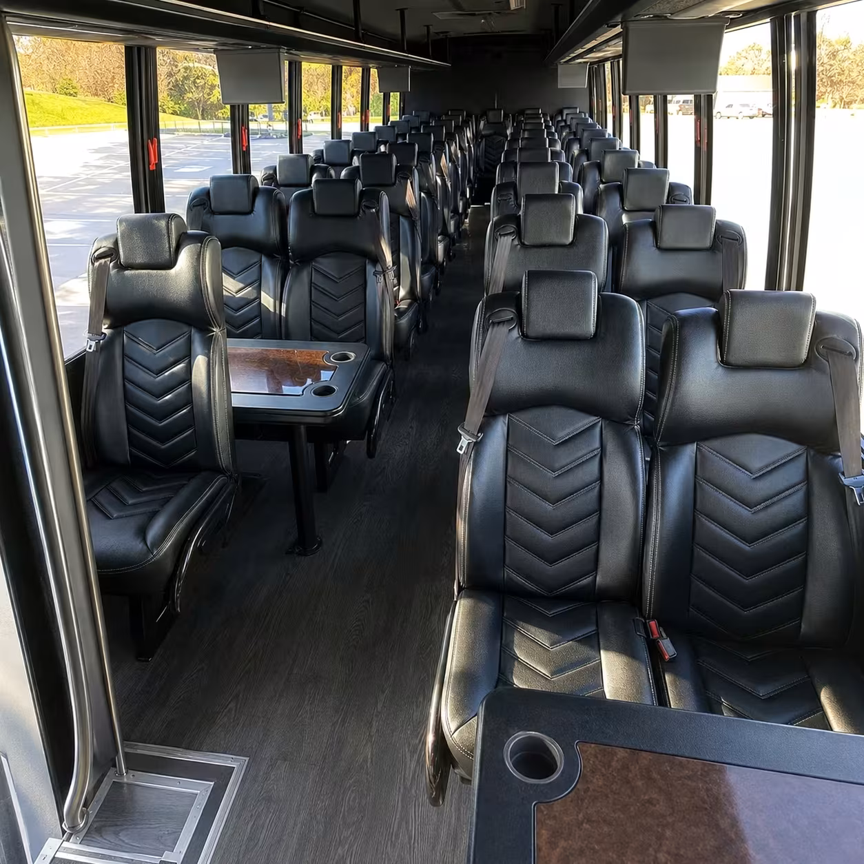 35 passenger minibus inside