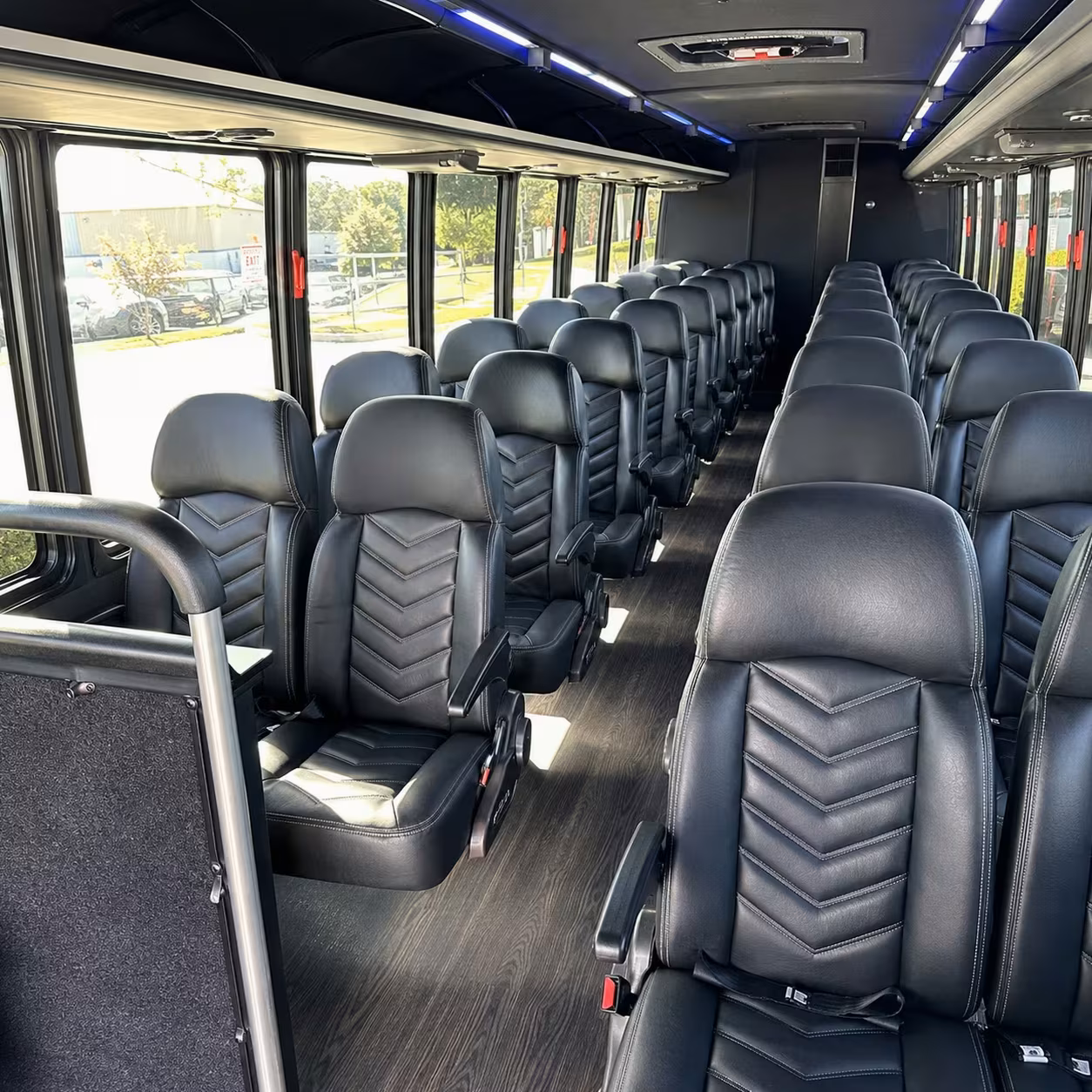35 passenger minibus interior