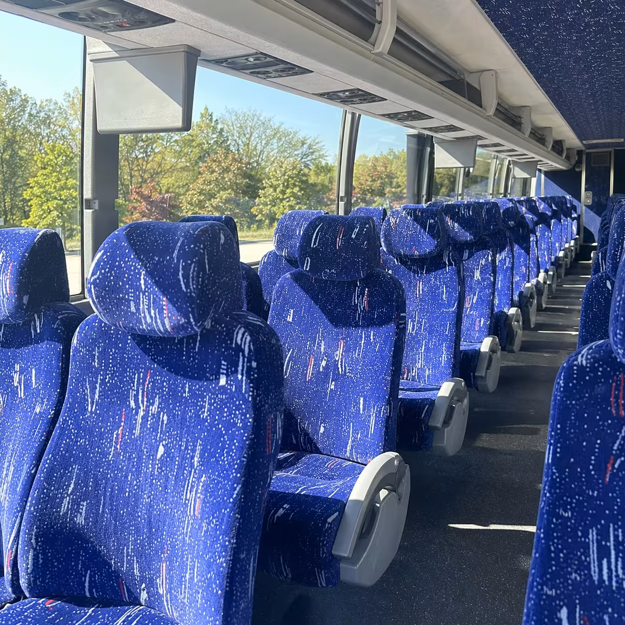 el cajon charter bus interior